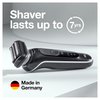 Braun Electric Razor for Men, Waterproof Foil Shaver, Series 5 5050cs, Wet & Dry Shave, with Beard Trimmer and Body Groomer, Rechargeable, Charging Stand Included, Blue