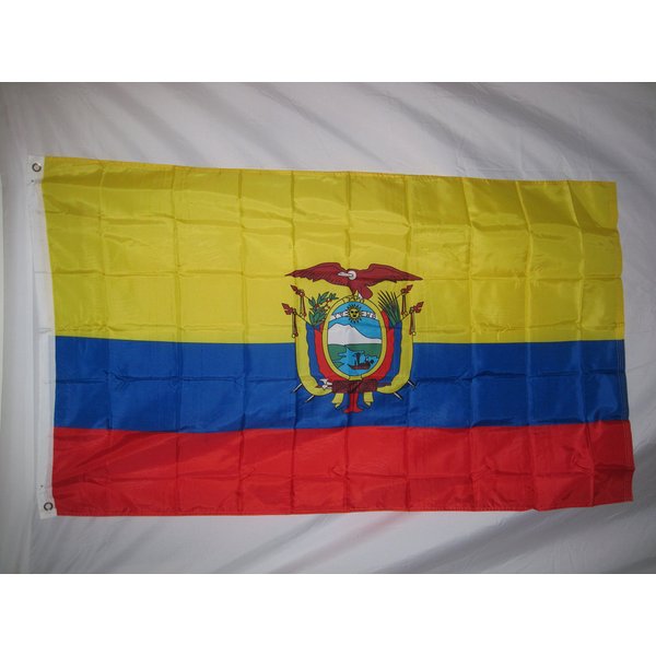 O3 Ecuadorian Ecuador National Flag 3x5 3 X 5 Feet New Polyester