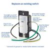 Leviton DOS02-LW Motion Sensor Light Switch, Motion Activated, Auto-On/Auto-Off, 2A, No Neutral Wire Required, Single Pole,White