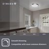 DYMOND LED Ceiling Light Flush Mount 10 Inches | Dimmable | Ring | 3000K/4000K (3000K Warm White, 10 inches)