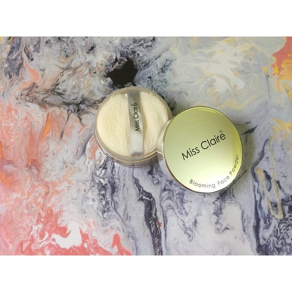 Miss Claire Blooming Face Powder Pearl 04, White, 7 g