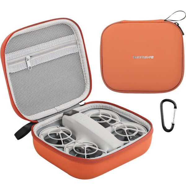 FPVtosky Carrying Case for DJI NEO, Porable Travel Storage Bag for DJI NEO Drone Aceessories (for DJI NEO, Orange)