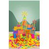 LZSQTOYS 560 PCS Building Blocks Set, Different Shape Educational Construction Engineering Set 3D Puzzle, Interlocking Creative Connecting Kit,Great Toy for Both Boys and Girls CMB-127