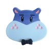 Kawaii Hippo Hair Clip,Acetate Claw Clips,Hair Clips for Women,Blue
