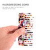 Beaupretty Wide Tooth Comb Tortoise Comb Hair Detangler No Handle Comb Acetate Pocket Hairdressing Comb for Thick Curly Wavy Wet Dry Hair Colorful