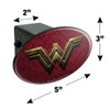GRAPHICS & MORE Justice League Movie Wonder Woman Logo Oval Tow Trailer Hitch Cover Plug Insert