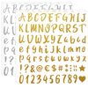 Waynoda 810 Pieces 10 Sheets Self-Adhesive Glitter Gold Silver letter stickers, Alphabet Number Stickers, Decals for Sign, Mailbox, Notebook, Window, Classroom Decor, Door, Business, Address Number (1