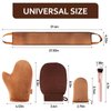 IMYMEE 5 Pack Self Tan Mitt Applicator Kit,Self Tanning Mitt Applicator,Sunless Tanner Mitt,Tanning Mitts Self Tanner Glove Self Tanning Mit,Self Tanner Glove Tanning Glove For Self Tan Mit(Brown)
