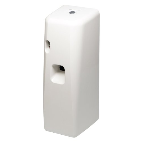 Big D 757 Light-Activated Aerosol Dispenser, White, Covers Space of 6000 cu ft - Automatic air freshener ideal for restrooms, offices, schools, restaurants, hotels, stores