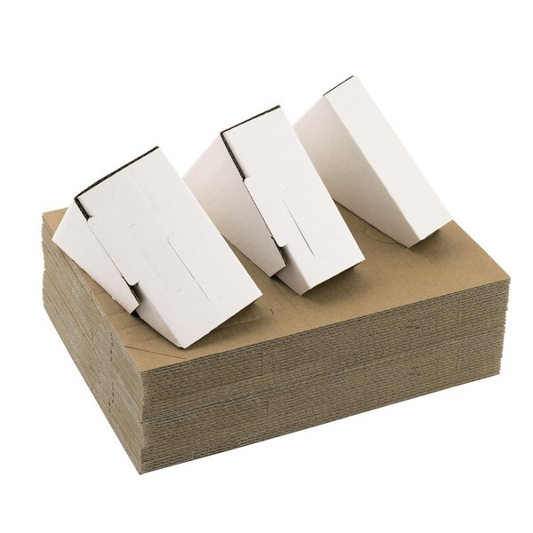 Mat Board Center, 48-Pack Adjustable Picture Frame Cardboard Corner Protectors for Shipping, Packing or Moving Art - 3 Size Depths to fit 1", 1.5", 2.1" Frames