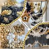 Gold Quick Link Balloons, 60PCS Linking Balloons for Balloon Wall Balloon Arch Balloon Chains, Linkable Balloons for Wedding Birthday Baby Shower Engagement Graduation Party Decorations (6inch)