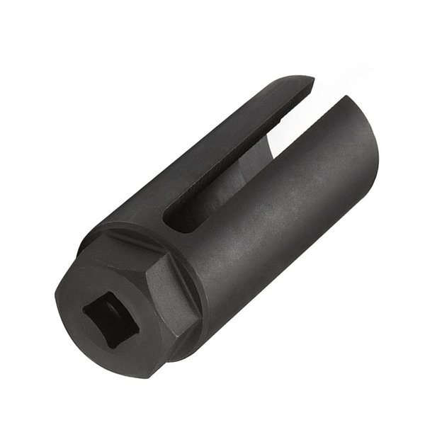 KEDAKEJI Oxygen Sensor Socket with Side Wire Cutout 3/8-Inch Drive by 7/8-Inch fits All Vehicle O2 Removal and Installation Offset Oxygen Sensor Socket(22 mm)