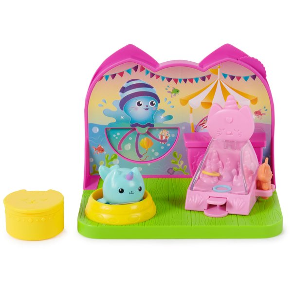 Gabby’s Dollhouse Kitty Narwhal’s Carnival Room, with Toy Figure, Surprise Toys and Dollhouse Furniture, Kids Toys for Girls & Boys 3+