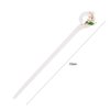 4pcs Chinese Traditional Flower Hair Sticks, Acetic acid Bell Orchid Hanfu Hairpin Cheongsam Headdress, Floral Tassel Hair Sticks Headwear for Women