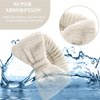 ACO-UINT 6Pcs Spa Headbands and Wrist Washbands Set, Headbands for Washing Face Towel Wristbands Make Up Headbands, Skincare Headbands Absorbent Wrist Sweatband (Black and Khaki)