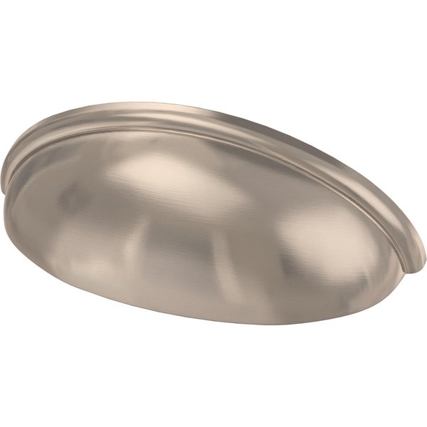 Franklin Brass Contemporary Cup (10-Pack) Cabinet Handles 3" Satin Nickel Cabinet Pulls Handles for Cabinets and Drawers Cabinet Hardware Dresser Handles Drawer Pulls P34702K-SN-B