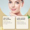 2PCS Nicotinamide Vitamin C Plain Face Cream, Niacinamide Vitamin C Black Tube Skin Cream, Multifunctional Hydrating Niacinamide Makeup Cream, Vitamin C Black Tube Moisturizing Cream
