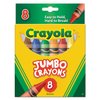 Crayola 52-0389 Jumbo Crayons Assortment 8 Pack