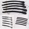 COHEALI 50pcs Simple Black Metal Painting Bobby Pin Classic Diy Hairpins Hair Accessory For Women