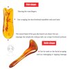 7 Pack Gua Sha Scraping Massage Facial Tools Kit, ResinGuasha Scraper Board Health Care Beauty Scrape Plate with Flax Bag for Face Body Leg Back Care Physical Acupuncture Deep Tissue Therapy (Amber)