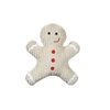 Dog Toy Spice Scented Gingerbread Man Cookie Plush Squeakers Holiday Play Pet Gift 7" (Set of Both Toys)