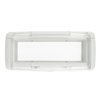 Dual Electronics SG3 Splashguard Marine Radio Housing Unit, Waterproof, Transparent, Single DIN, White