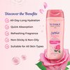 Yuthika Body Lotion Gel Refreshing Rose 100ml Pack of 1, Soft Touch Gel Body Lotion for Summer, Winter, Light Moisture for Face and All Skin Types, Rose Body Lotion