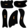 Maxdot 5 Pieces Gua Sha Massage Tools Set, Scraping Massage Tools Guasha Stone for Face Back Neck Physical Therapy