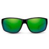 Suncloud Milestone - Polarized Sunglasses - for Men & Women - Black + Polarized Green Mirror Lenses