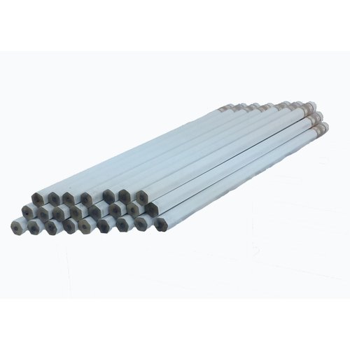 ezpencils - White Barrel Pencils with White Eraser and Silver Ferrule - 36 pkg - Non-Smudge Eraser - # 2 HB Lead - Unsharpened - Non-Branded