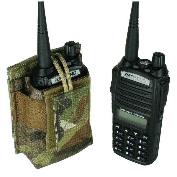 Specter Gear MOLLE Radio Pouch (Multicam), Compatible with Baofeng UV-82