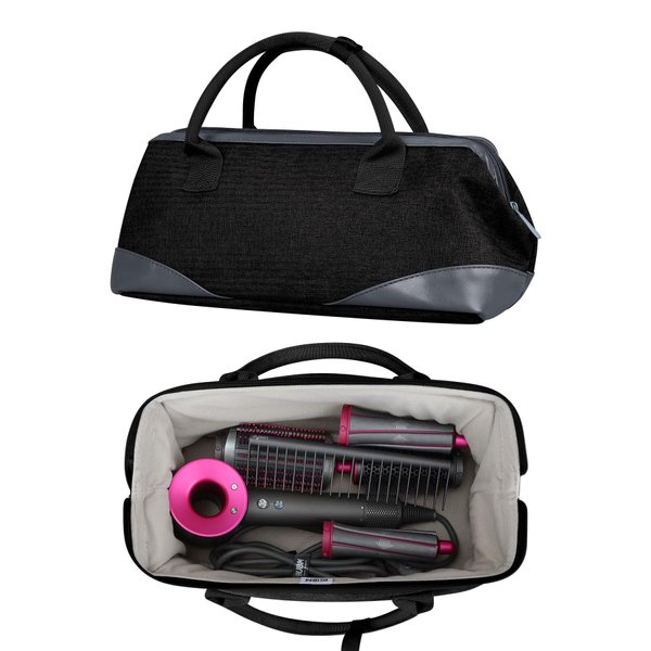 ，BUBM Hair Tools Travel Bag for Shark Flexstyle Carrying Case Portable Shark Hair Air Wrap Dryer Case Waterproof Dustproof Flat Curling Iron Travel Organizer