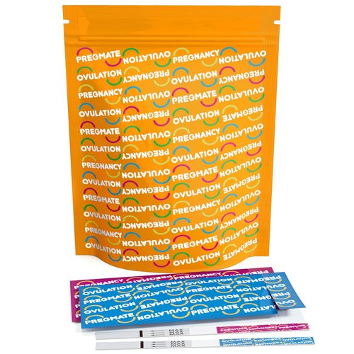 Pregmate 100 Ovulation and 20 Pregnancy Test Strips Predictor Kit