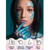 9Colors Face Body Glitter Gel TOROKOM Sparkling Holographic Face Glitter Gel Mermaid Cosmetic Glitters Flakes Gel Long Lasting Chunky Glitter for Music Festival Rave Glitter Eye Lip Hair Nail Body