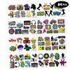8 Sheets (84PCS) Hip Hop Temporary Tattoos 80s 90s Themed Birthday Party Decorations Supplies Favors Decor Stickers For Men Women Kids Gifts Classroom School Prizes Rewards