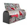 Winter Mailbox Covers Magnetic Bird Mailbox Cover Winter Mailbox Cover Magnetic Mailbox Wraps Standard Size 18" X 21" Holiday Garden Mailboxs Decorations for Outside