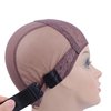 YANTAISIYU 3 Set/Lot Adjustable Wig Elastic Bands with Hooks Elastic Wig Bands for Wig Making Sewing Wig DIY Accessories (Black 3.5 cm)
