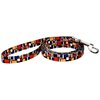 DoggyRide Fashion Dog Leash, 5-Feet by 5/8-Inch Small Hook, Mondrian, Multi
