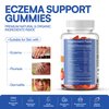 Power Grain Sugar Free Eczema Treatment Gummies - USA Made - 50+ Vitamins & Probiotics for Clear, Hydrated Skin - Soothes Itching, Calms Redness & Boosts Skin Health (60 Gummies)