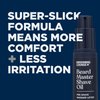Grooming Lounge Beard Master Shave Oil - Eliminates Razor Drag and Burn - No Clogged Pores or Residue - Can be Used Solo or With a Cream - Translucent Solution - No Parabens - Cruelty Free - .5 oz