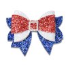 4th of July Hair Bow Clips Patriotic Independence Day Hair Accessories for Women Girls American Flag Hair Bow Clips 4th of July Hair Bows Accessories Crocodile Clips for Fine Thick Hair