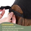S-noilite 16" Baseball Cap with Hair Baseball Hats with Hair Attached Curly Wavy Cap Wig with Hair Extensions Adjustable Culry Baseball Hat Wig for Women (16" -Curly, Light Brown & Ash Blonde)