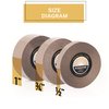 Sunshine Tape 3 Pack Stick It Wig Adhesive Tape Roll - 1/2" x 12 YDS - Double Sided, Medical Grade - Toupee and Wig Tape