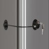 REZIPO - Refrigerator Door Lock with 2 Keys, File Drawer Lock, Freezer Door Lock and Child Safety Cabinet Lock by REZIPO Black
