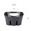 JS Jackson Supplies Universal Black Plastic Drip Tray for Toilet Plunger