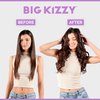 Big Kizzy Original Brown Double Sided Replacement Tape Tabs for Hair Extensions - Strong Hold and Residue Free - 5-7+ Weeks of wear - 120 tabs