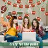 32 Pieces Football Party Decorations Includes 30 Pieces Hanging Swirls and 2 Pieces Football Banners Sports Football Theme Party Supplies for Kids Adults Office Bar Football Birthday Party Decor