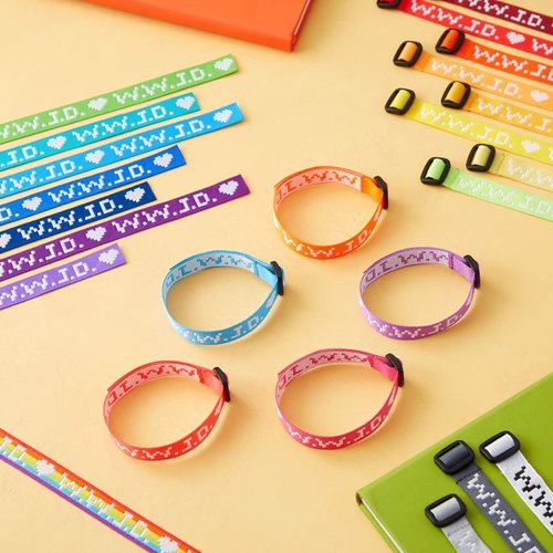 Zodaca 52-Pack Adjustable WWJD Bracelets for Men and Women, What Would Jesus Do Woven Wristbands for Church Fundraisers, Sunday School (26 Assorted Colors)