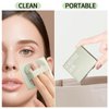 Erinde Oil Blotting Sheets for Face with Mirror and Puff, 300 Sheets Oil Blotting Paper for Oily Skin, Face Oil Absorbing Sheets, Natural Oil Control Film, Absorb Excess Oil, Makeup Friendly