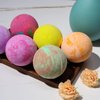 Organic Natural Vegan Rainbow Colorful Handmade Bath Bombs Essential Oil